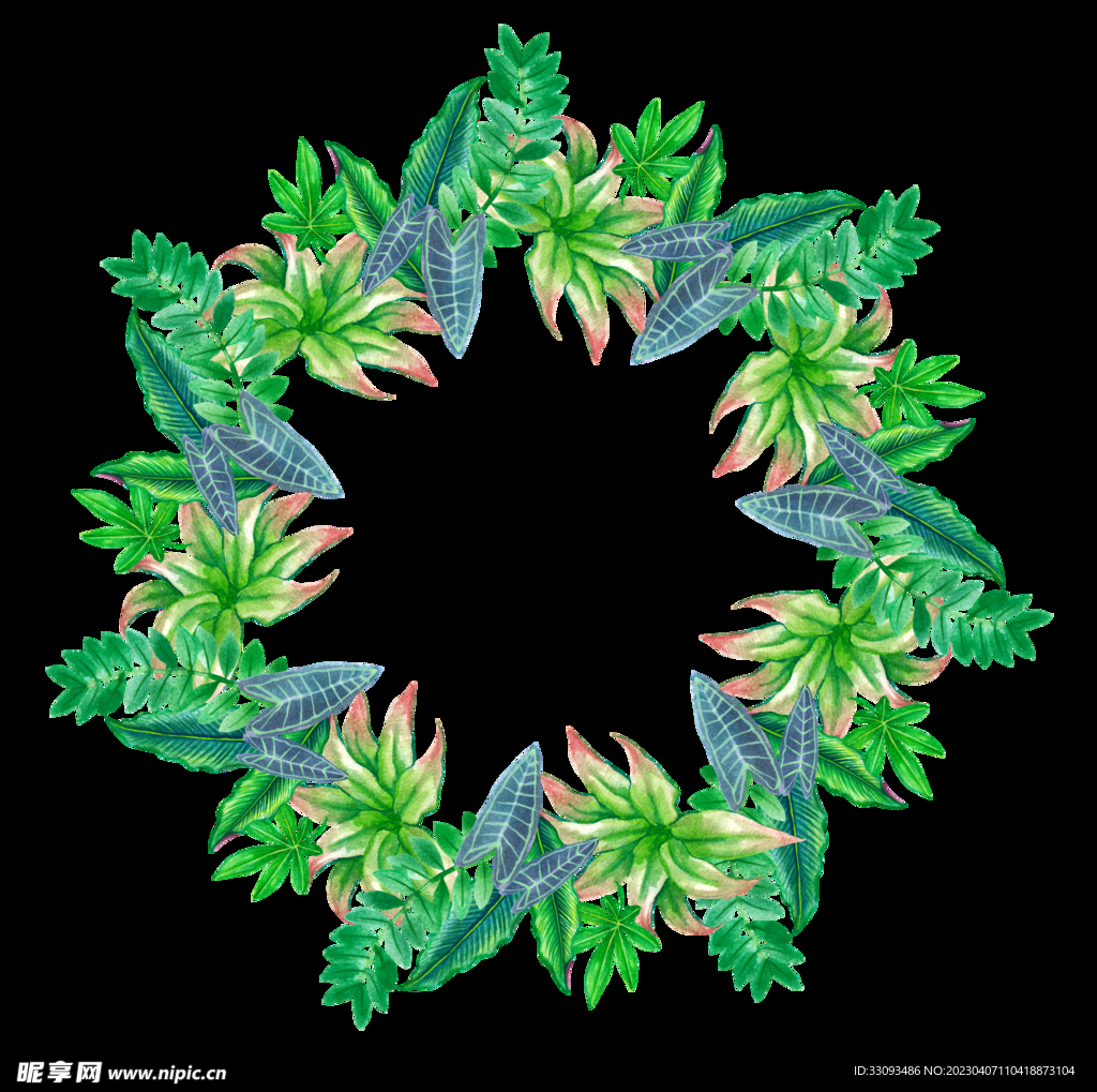 叶子花环
