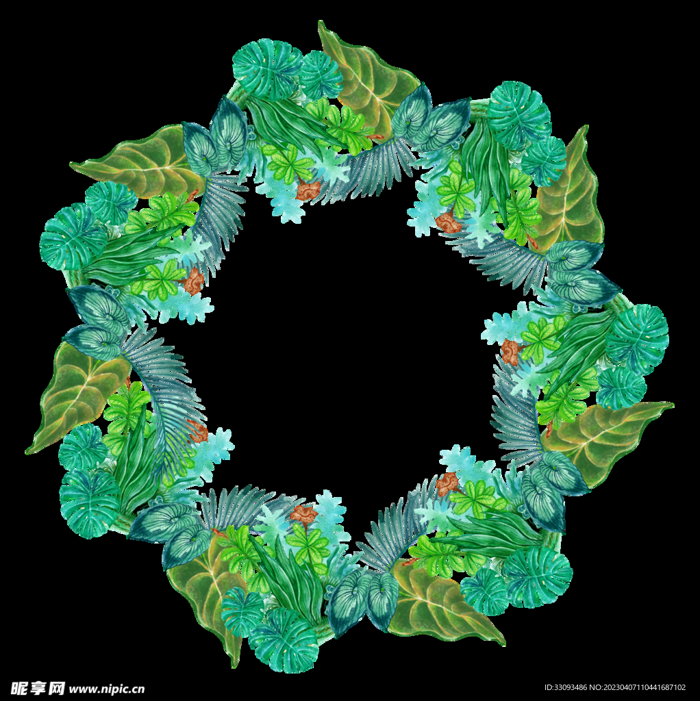 叶子花环