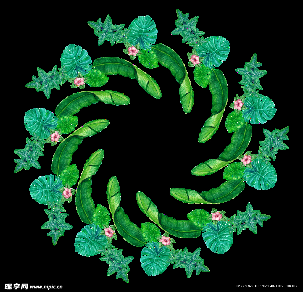 叶子花环