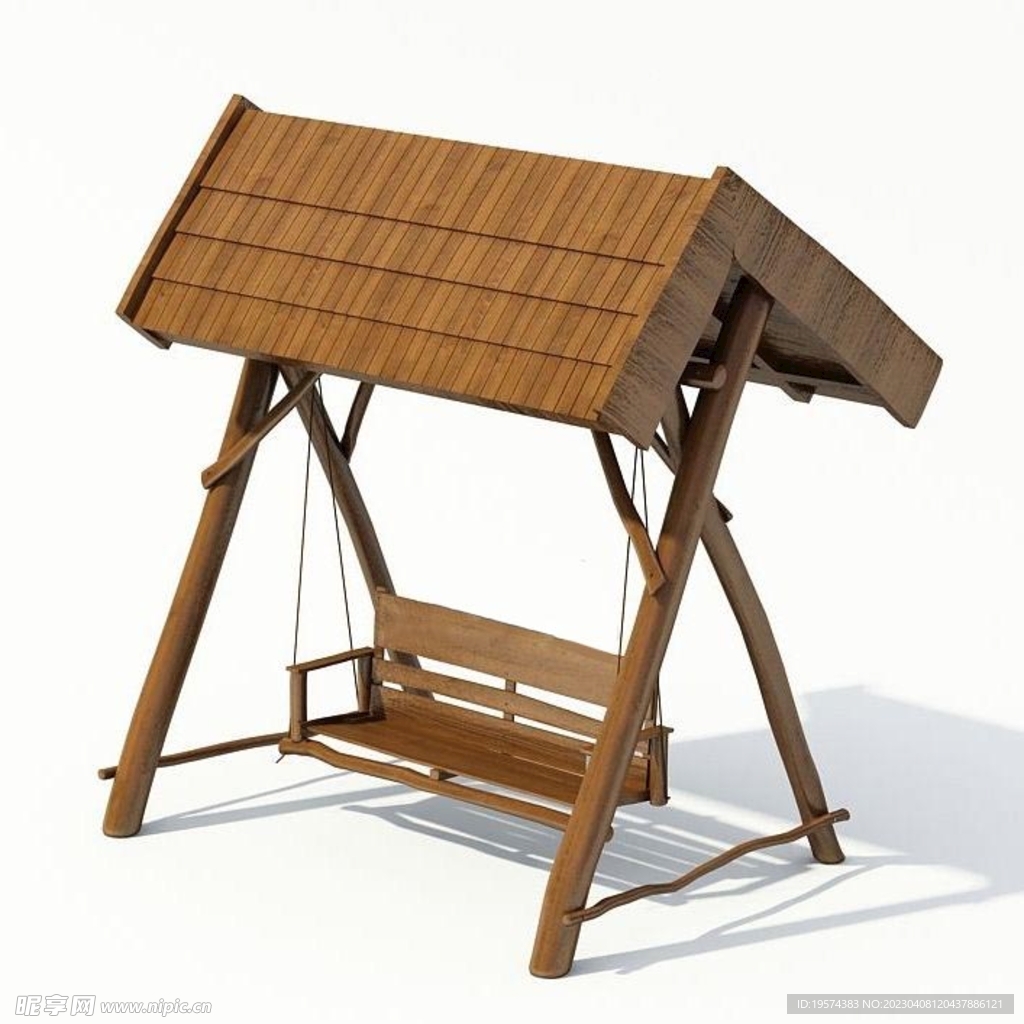 C4D模型 秋千