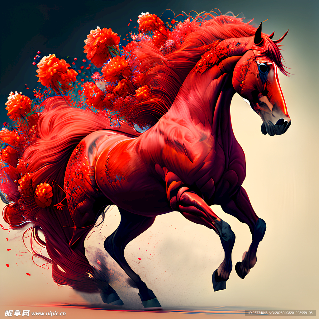 红色奔马