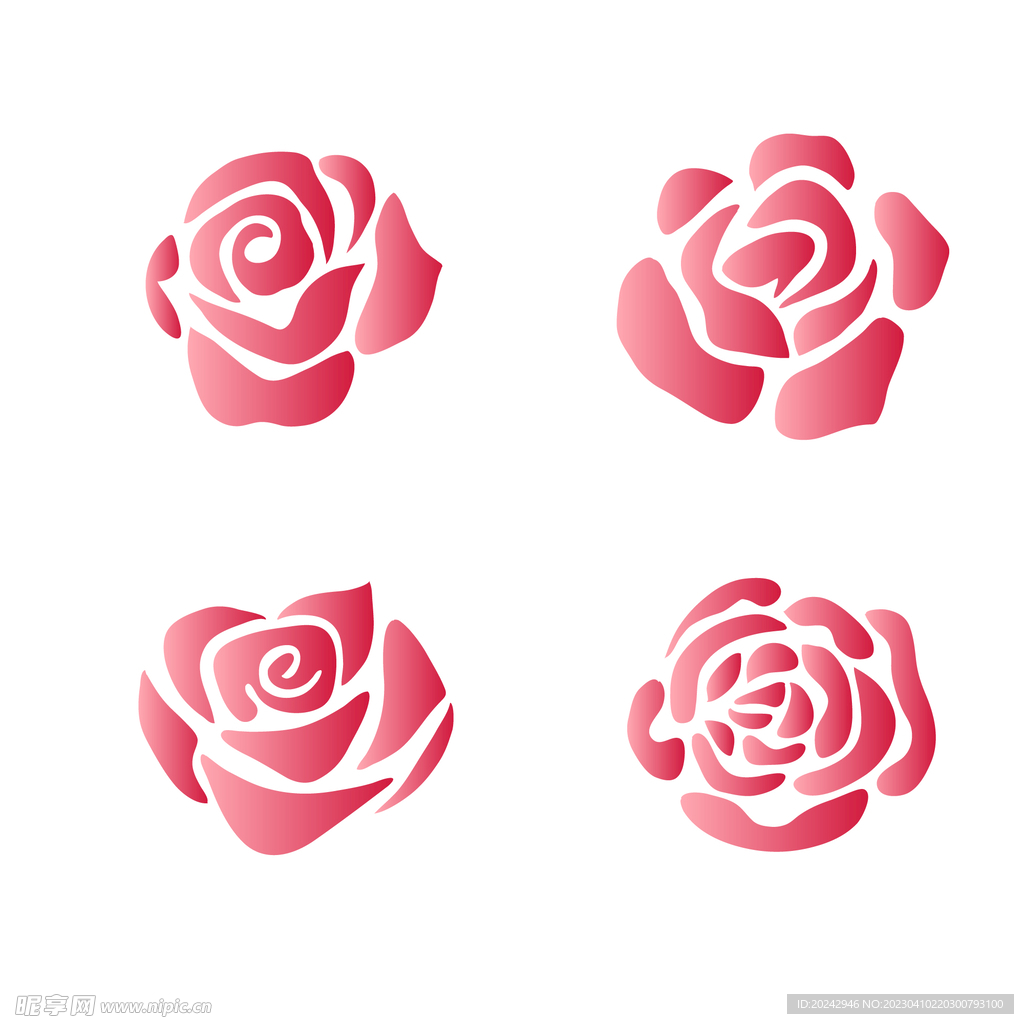 玫瑰花印章