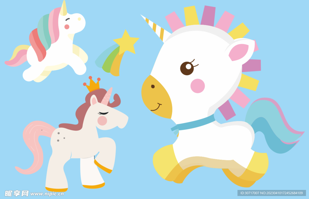 卡通独角兽