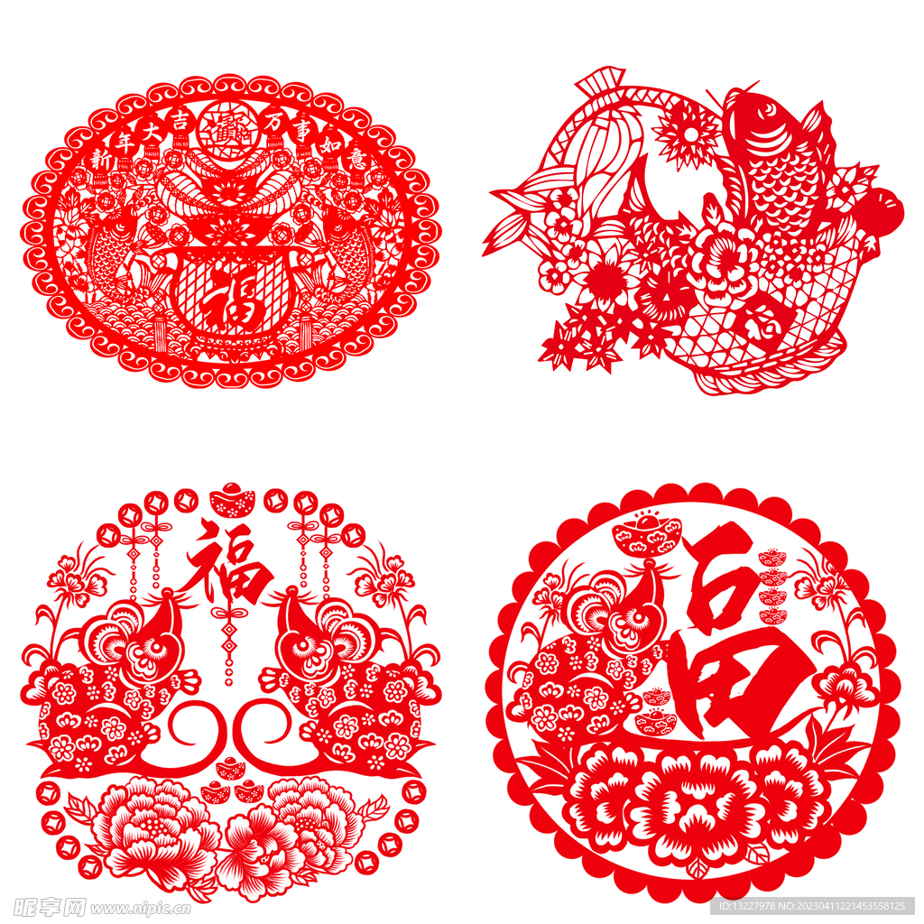 春节剪纸