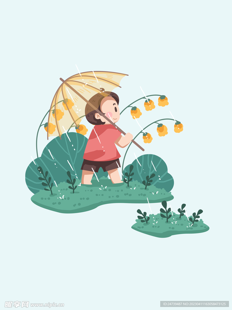 谷雨素材