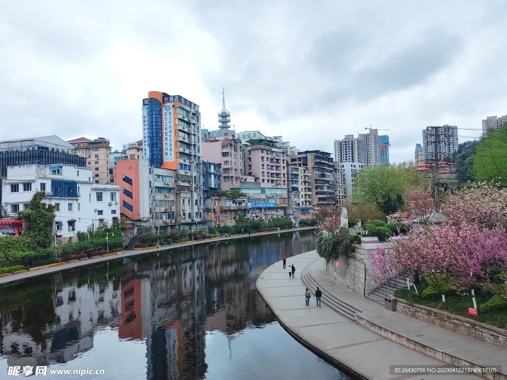 遵义湘江河风景