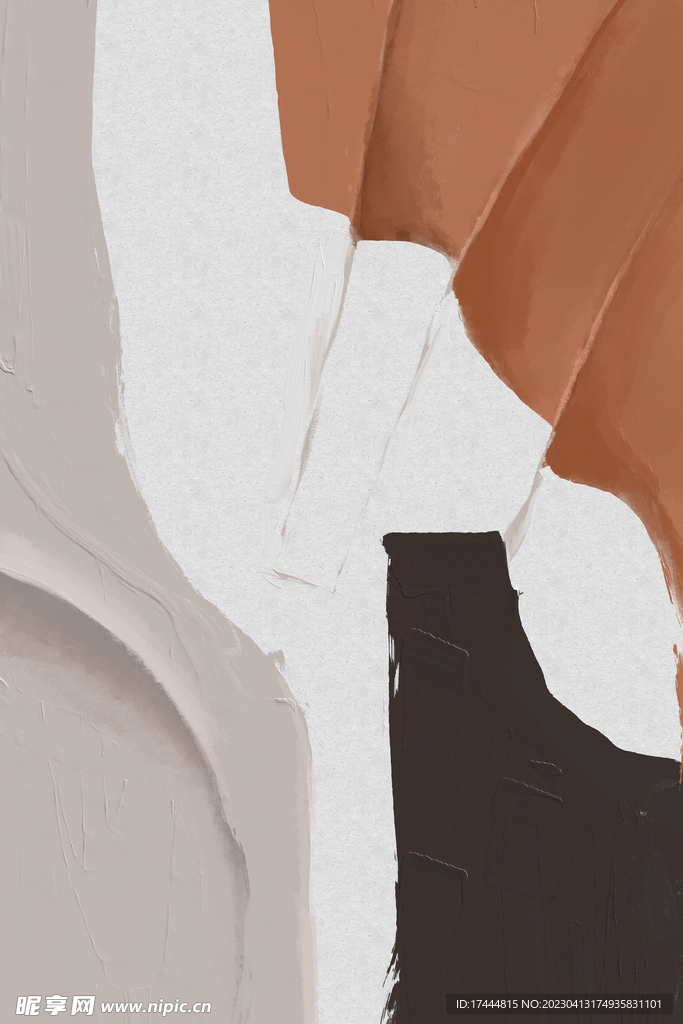 手绘油画肌理玄关合层