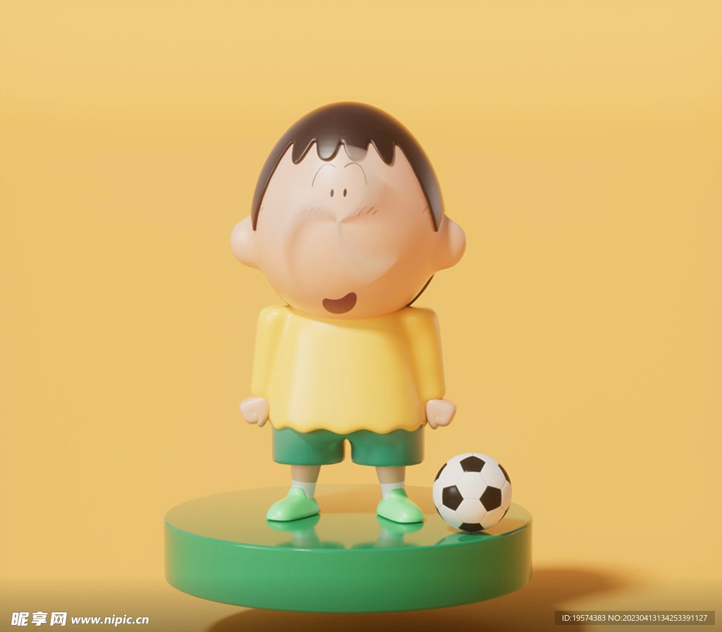  C4D模型 可爱男孩