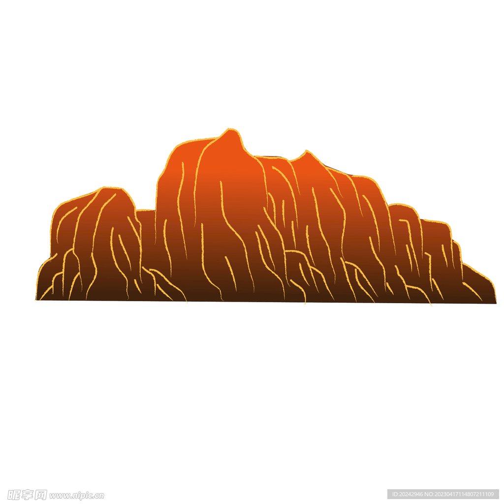  山 