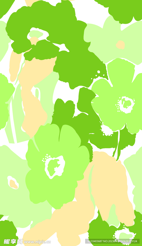 手绘花