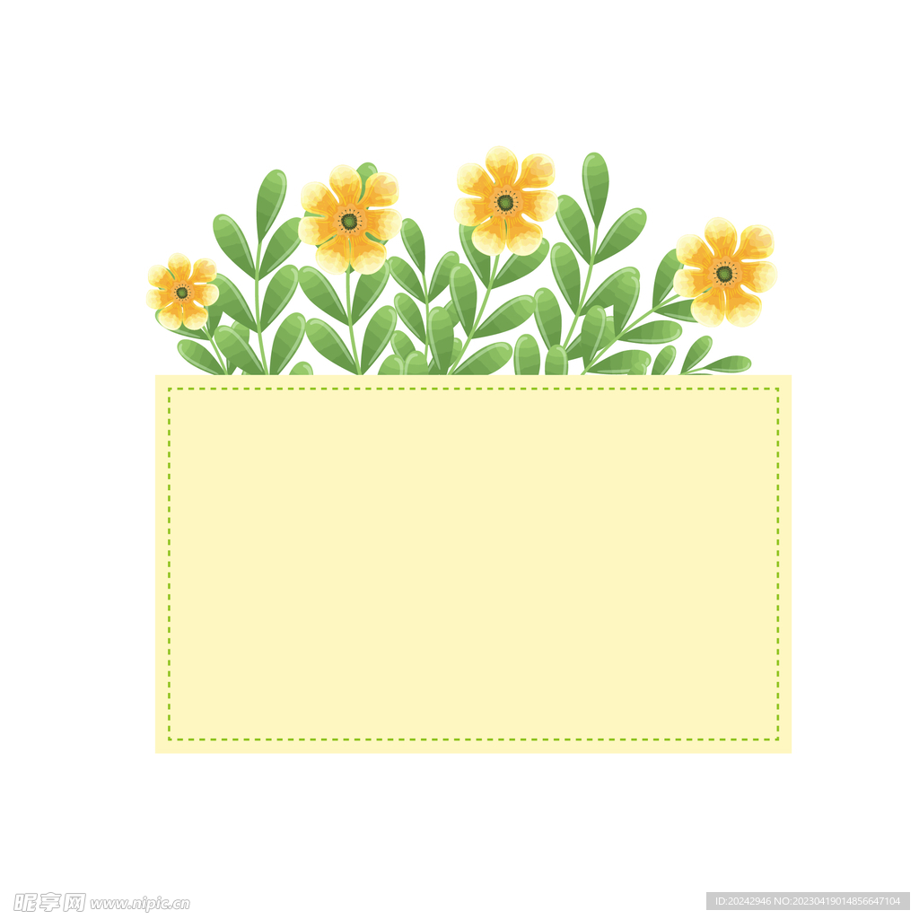  花环边框 