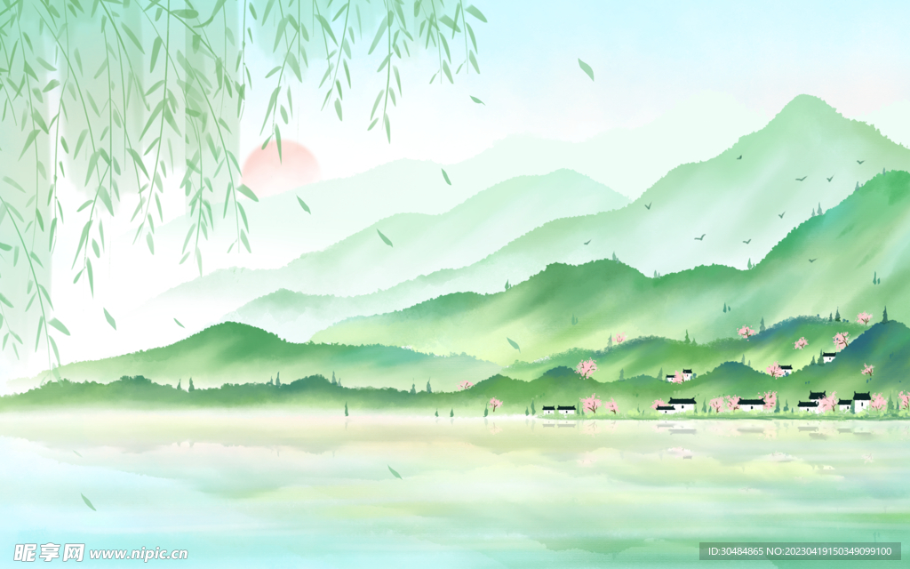 乡村春天美景