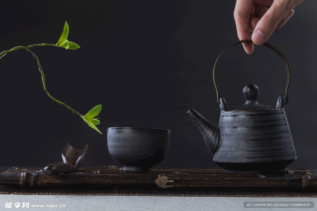饮茶图片