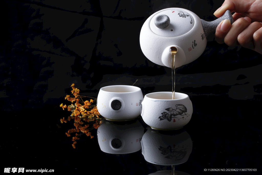 饮茶图片