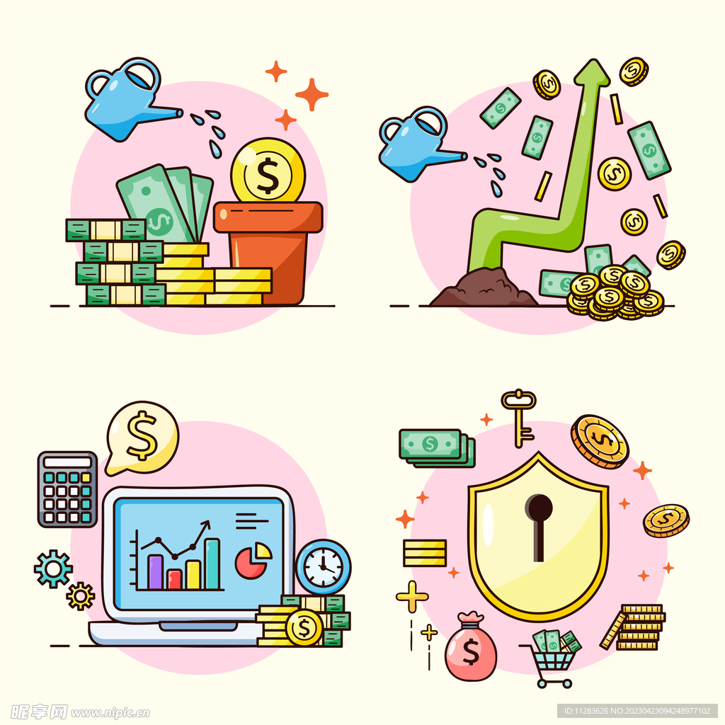 金融理财图标