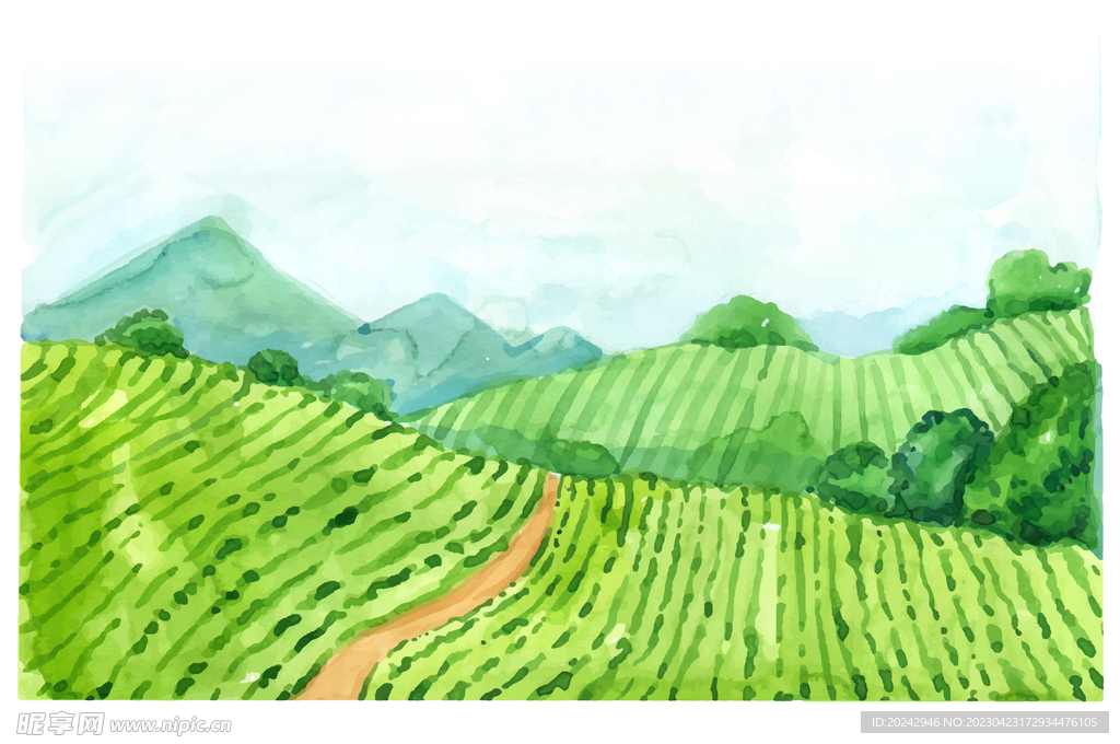 田园风背背景