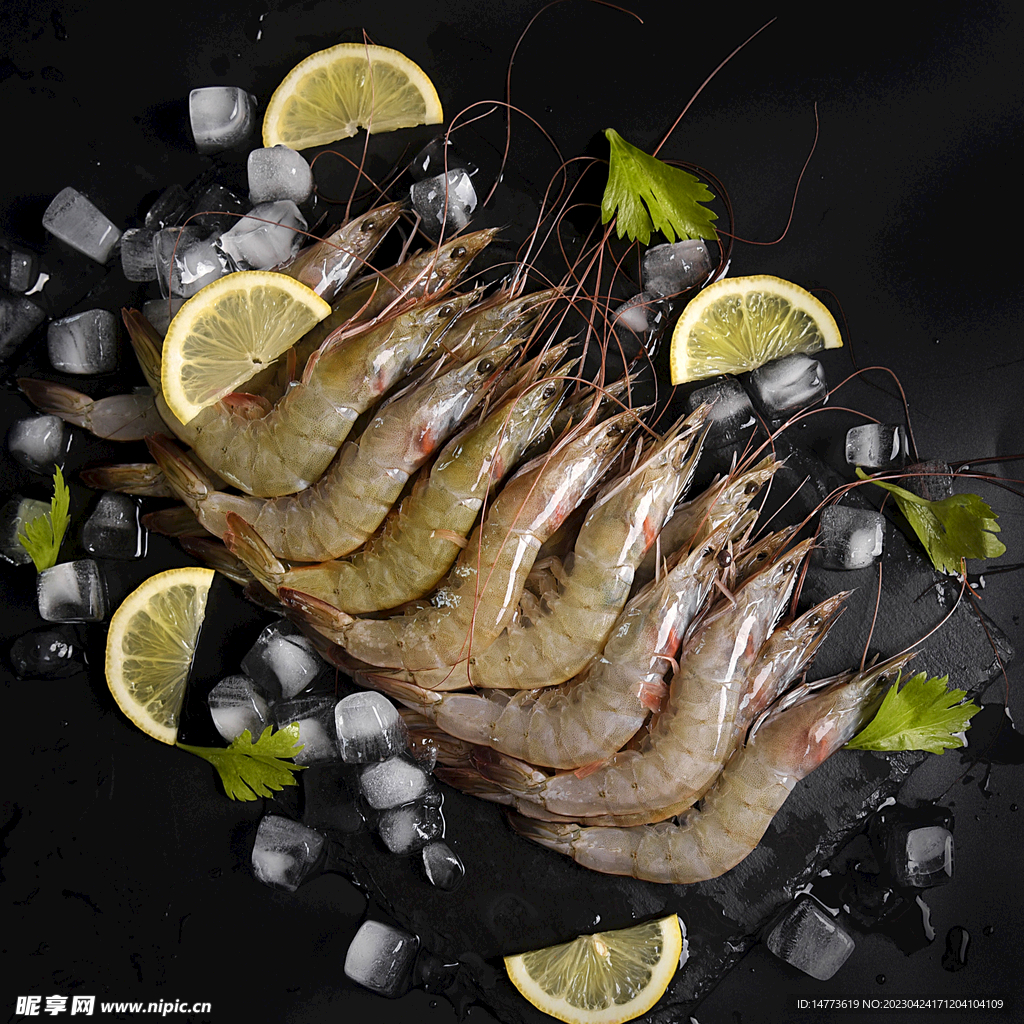 新鲜大虾