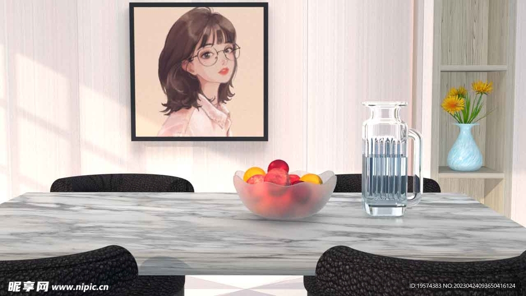  C4D模型 房间