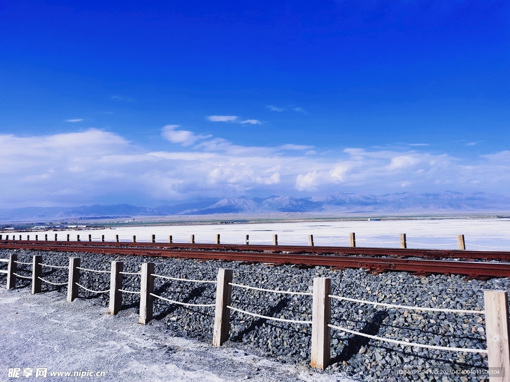 茶卡盐湖 青藏高原