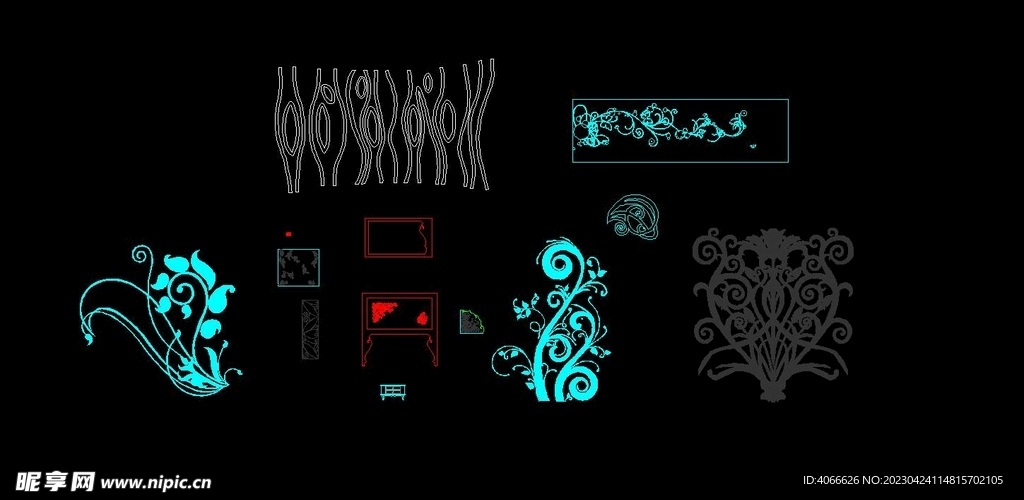 花纹系列DWG