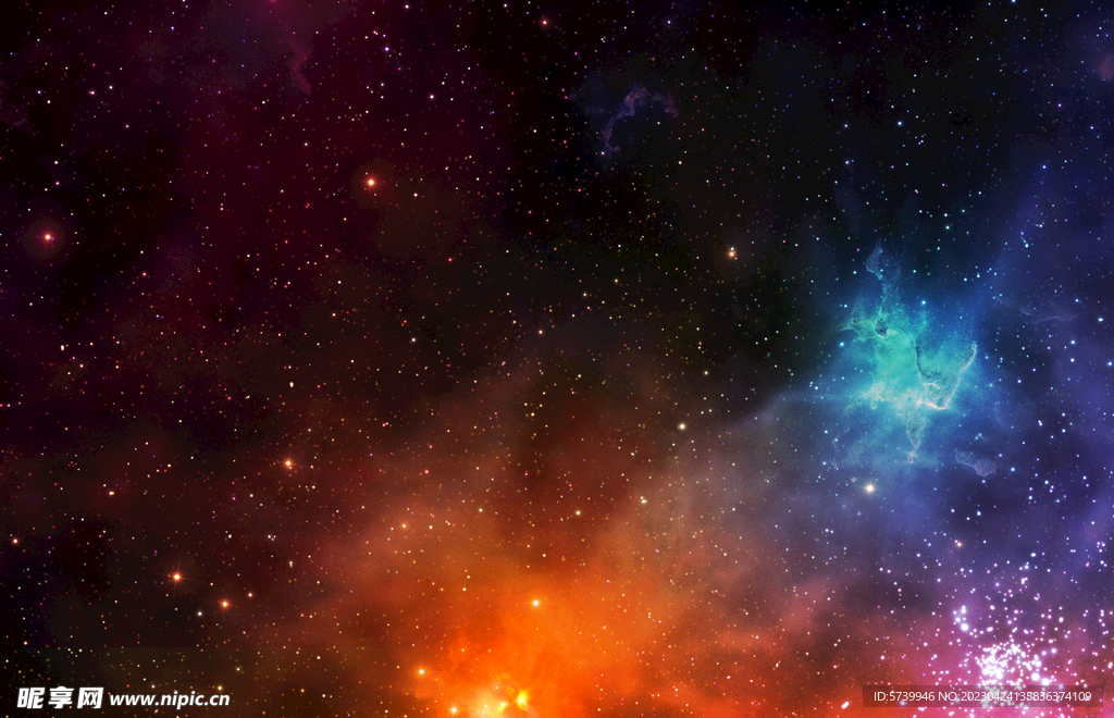 梦幻宇宙星空图片素材