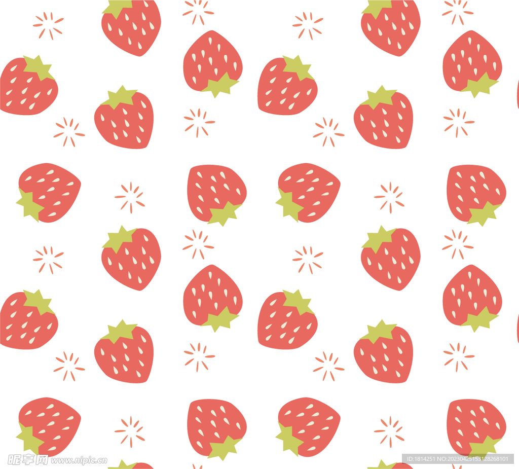 草莓背景