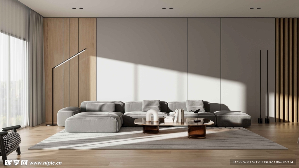 C4D模型房间