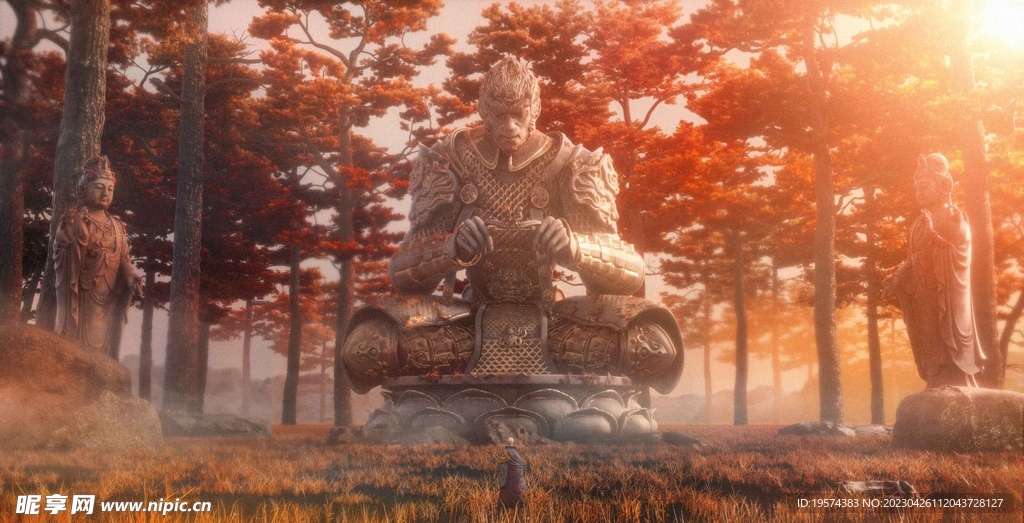 C4D模型雕像