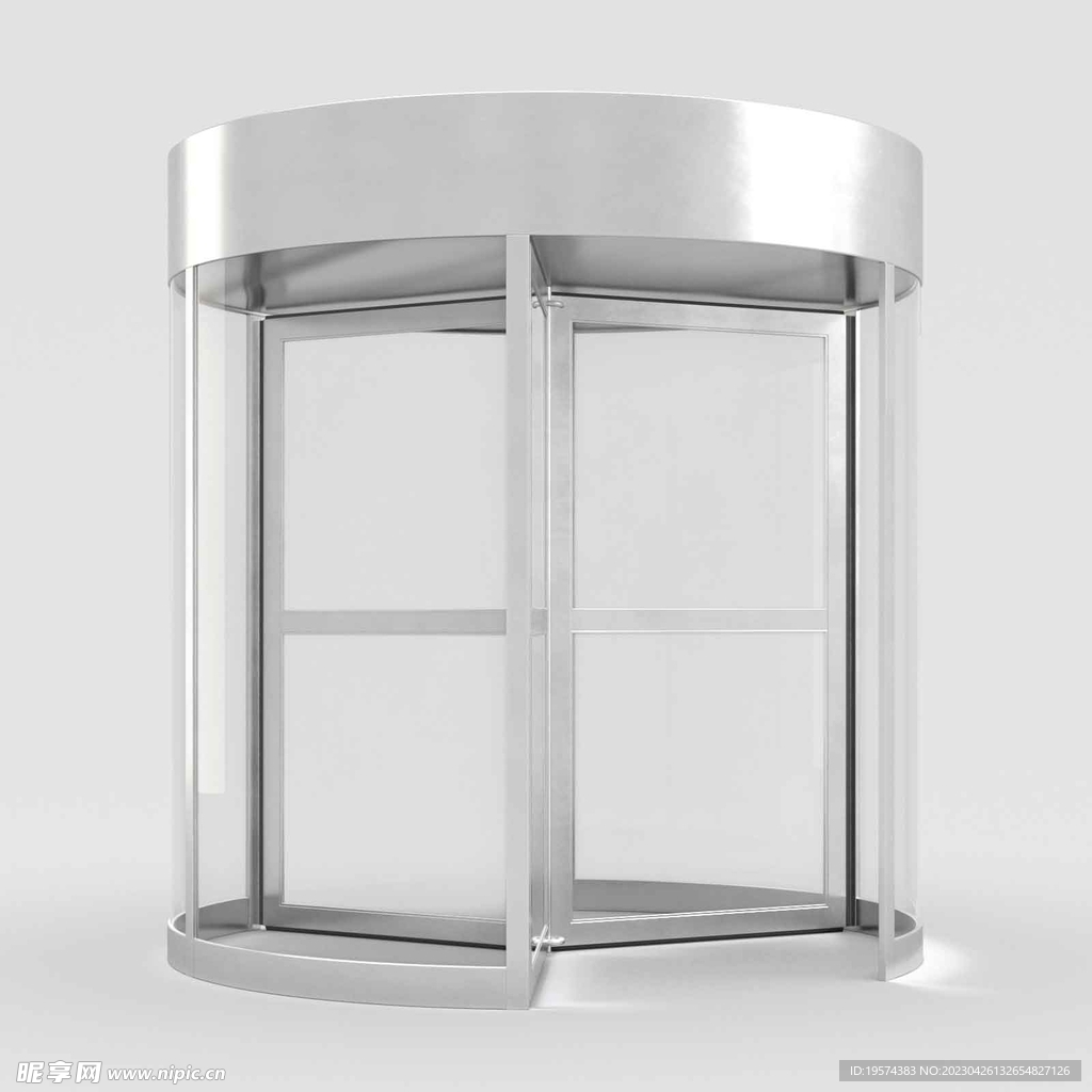  C4D模型 转门  