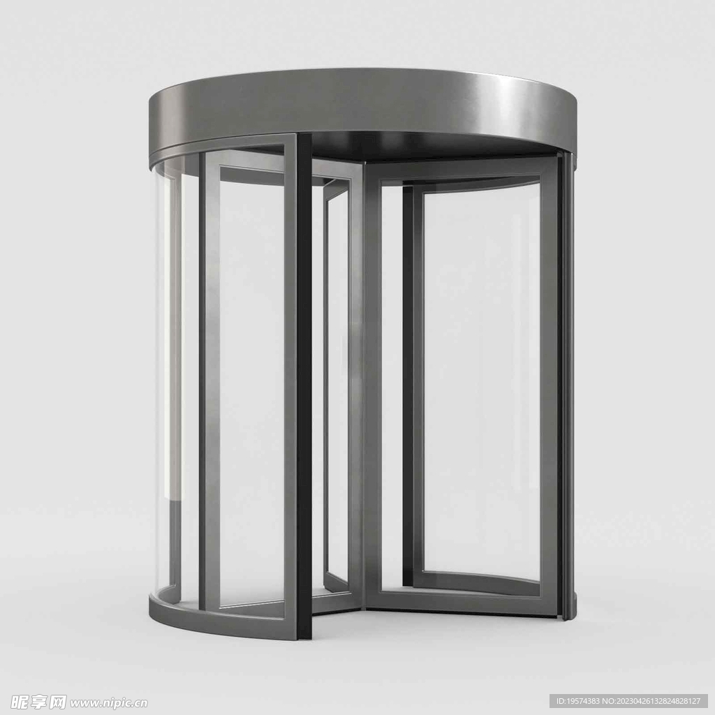 C4D模型 转门  