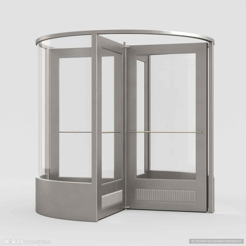C4D模型 转门  