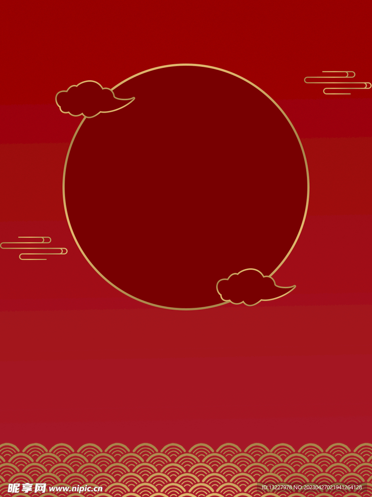 红色背景