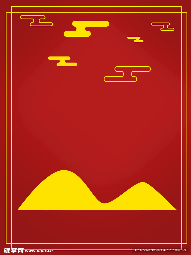 红色背景