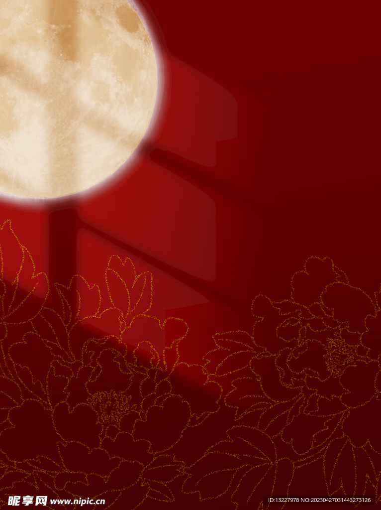 红色背景