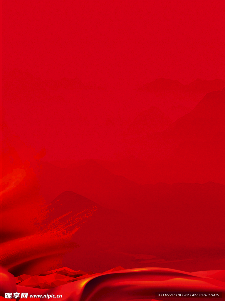 红色背景