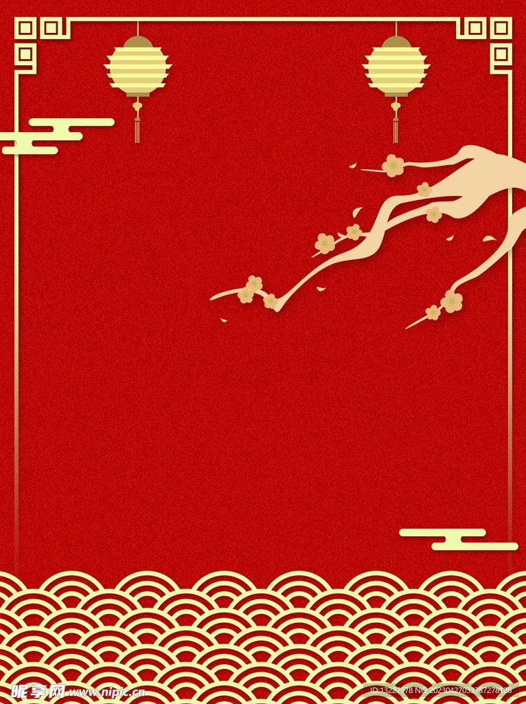 红色背景