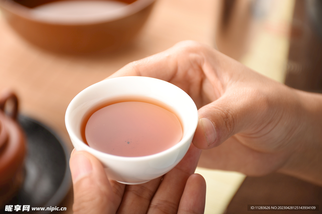 茶道品茶