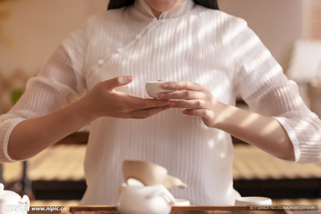 茶道品茶