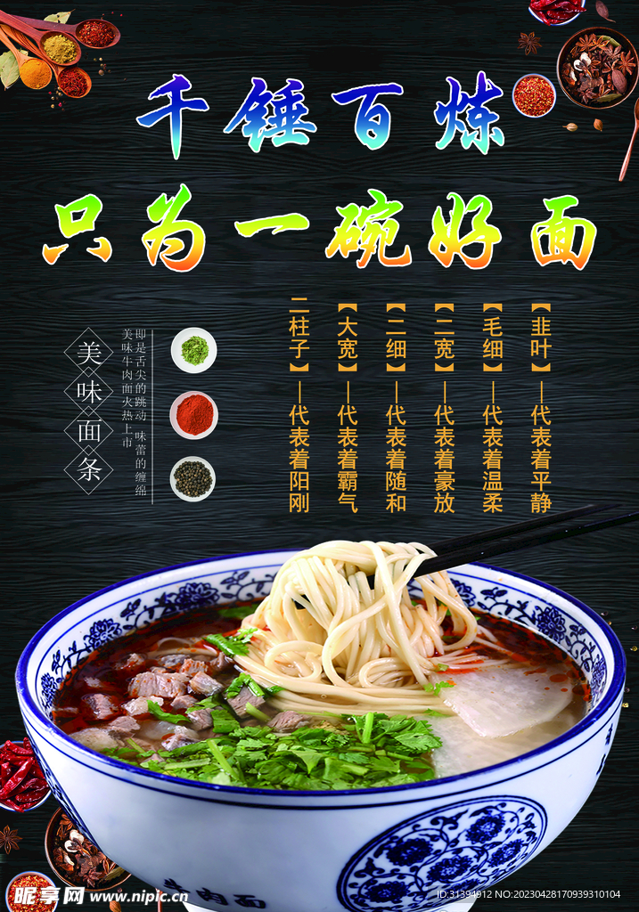 面馆海报