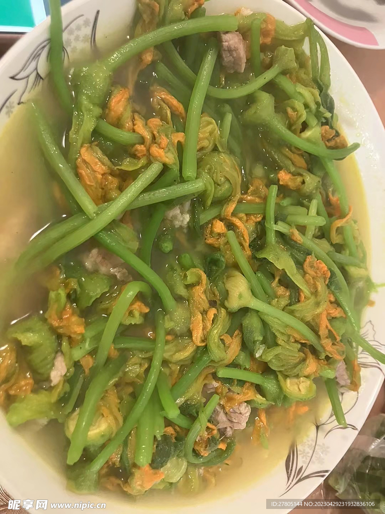 炒南瓜花