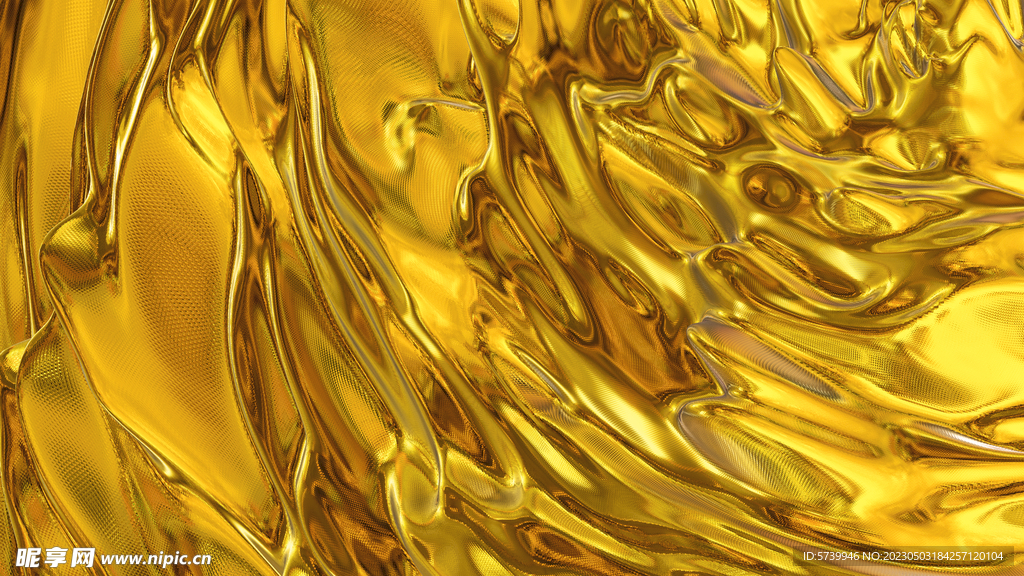 黄金贴图金色纹理背景 