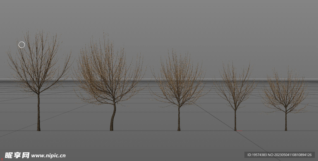  C4D模型 绿色植物  