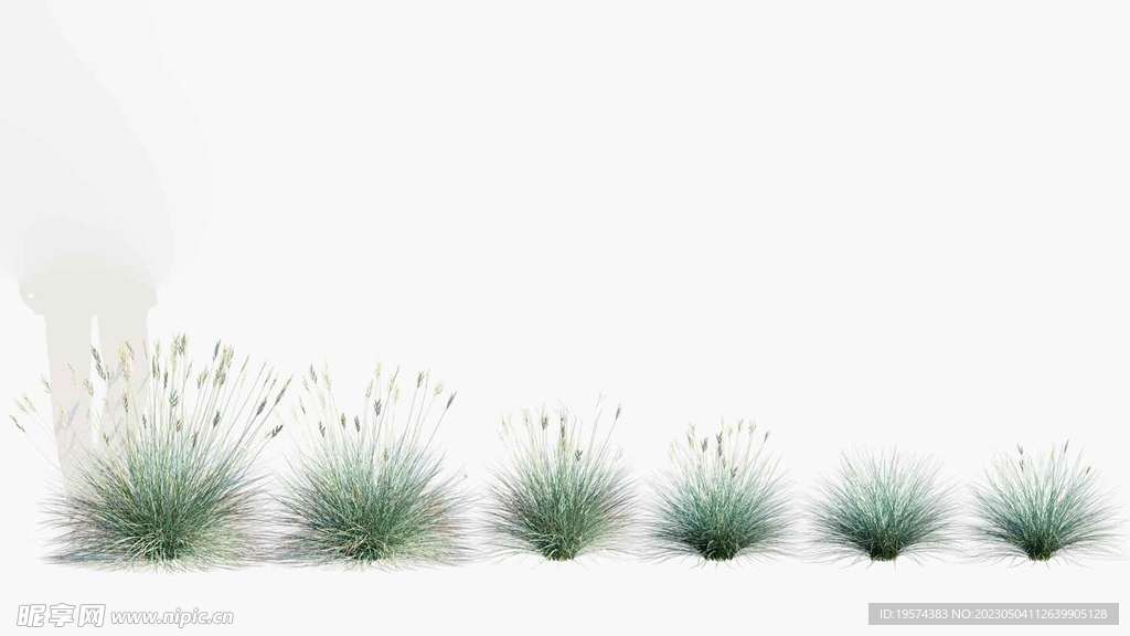 C4D模型 绿色植物  
