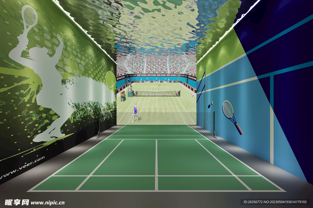 网球运动场地