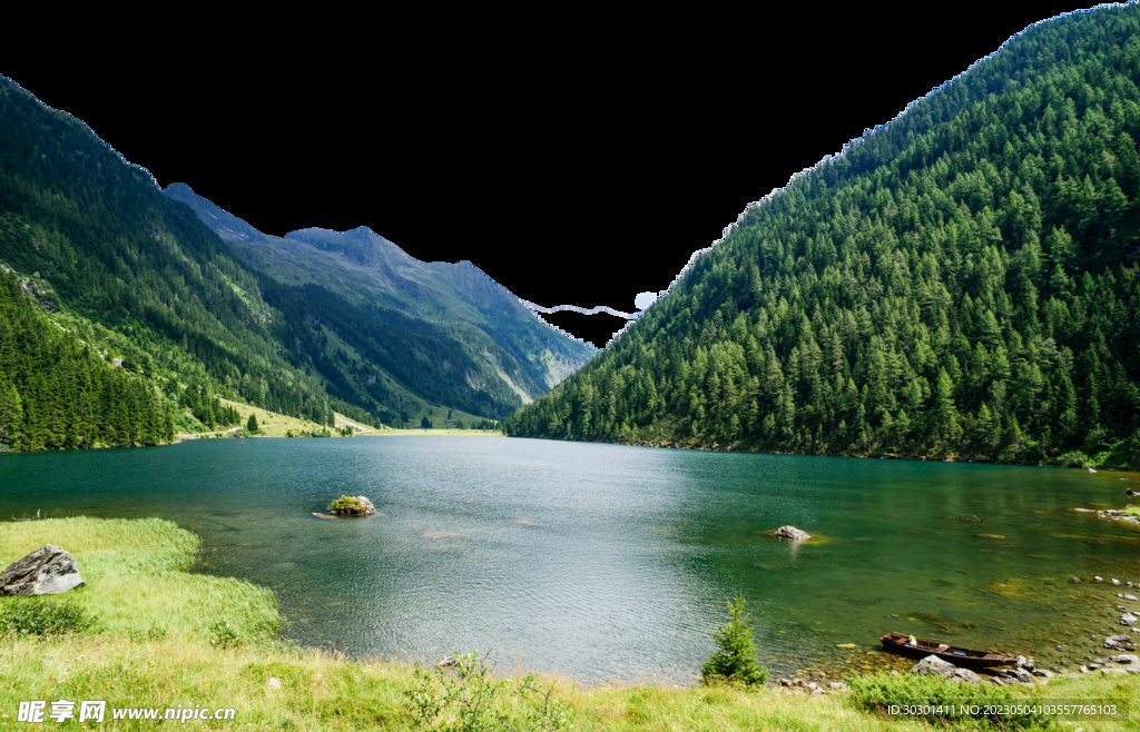 碧水青山PNG