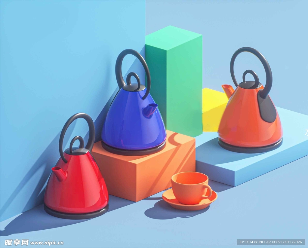 C4D模型茶壶