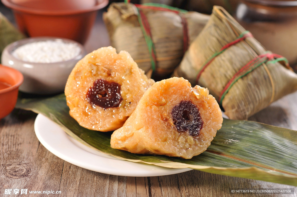 红豆粽子