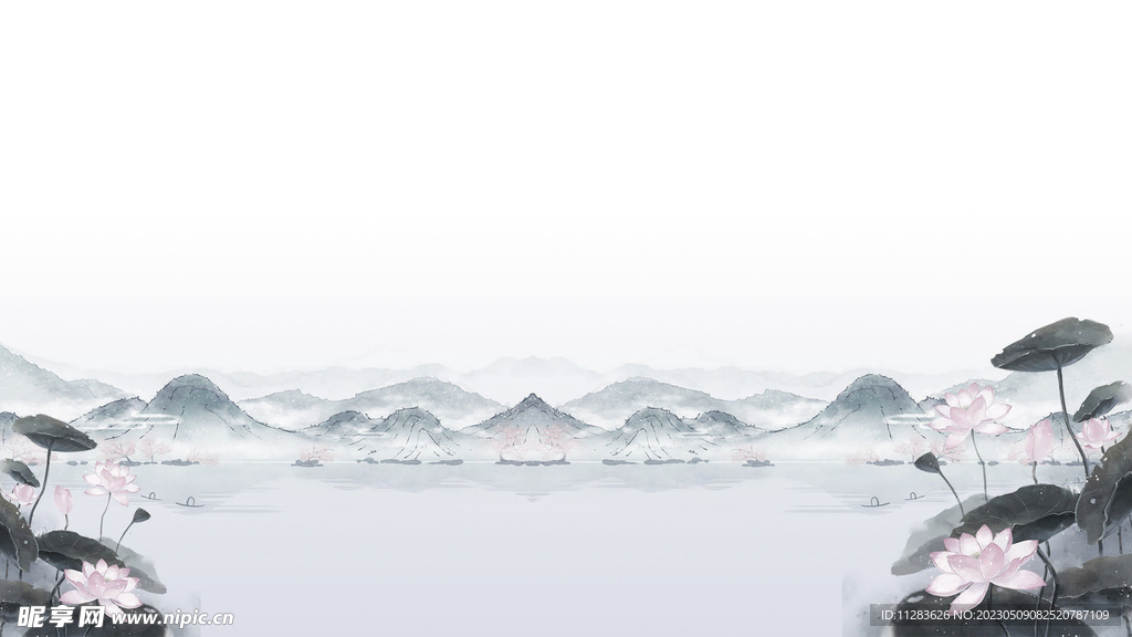 国风水墨背景