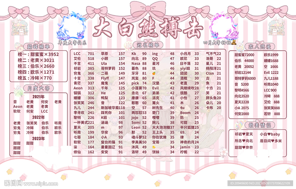 冠名海报图