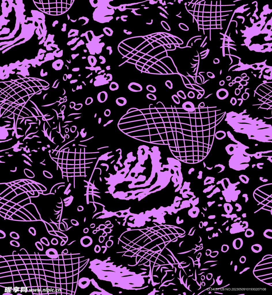 单色 色块 几何 